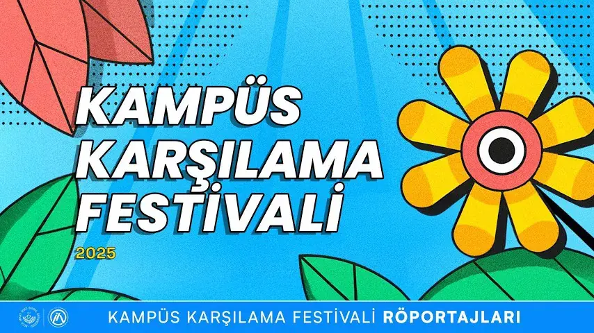 Kampüs Karşılama Festivali röportaj serisi kapağı: sarı çiçek illüstrasyonu